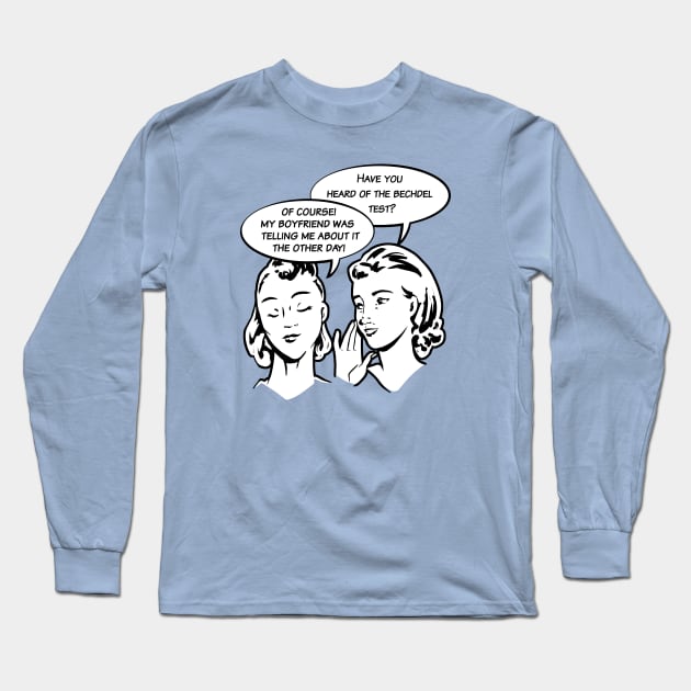 Bechdel Test Long Sleeve T-Shirt by IlanB